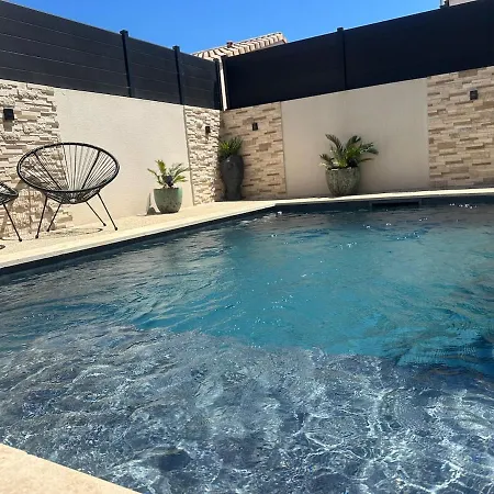 Serenite 9 Pers, Piscine, Clim, Plages A Pied * Sérignan