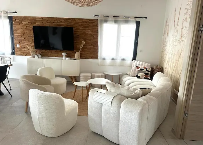 Villa Serenite 9 Pers, Piscine, Clim, Plages A Pied
